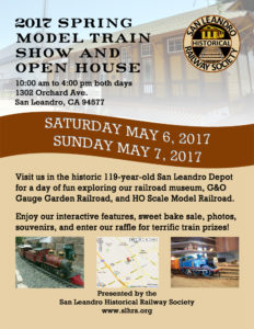Spring 2017 Model Train Show & Open House